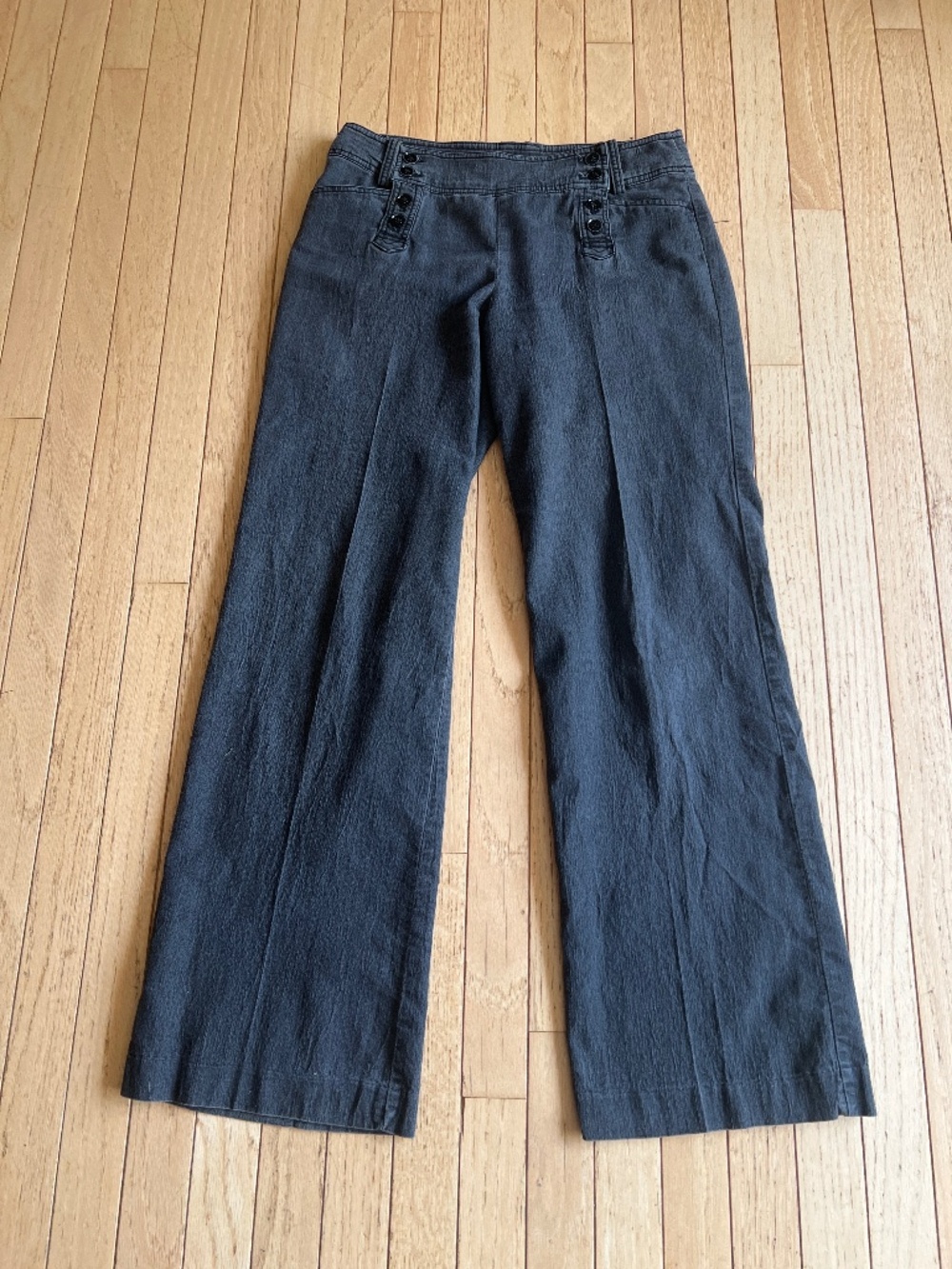 New Direction Wide Leg Black pants with pockets size 4